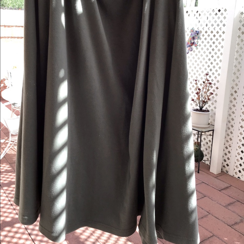 Knit elastic waist grey twin pockets